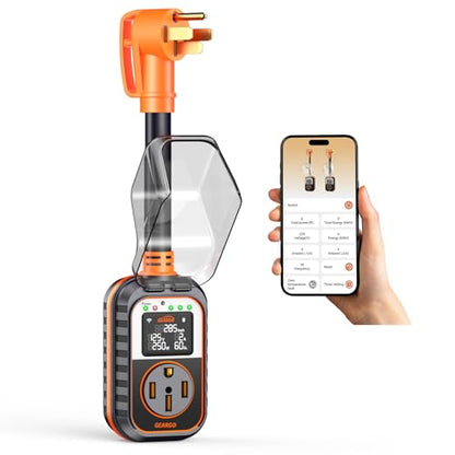 First RV Surge Protectors 50 Amp with App Control & Smart LED Display