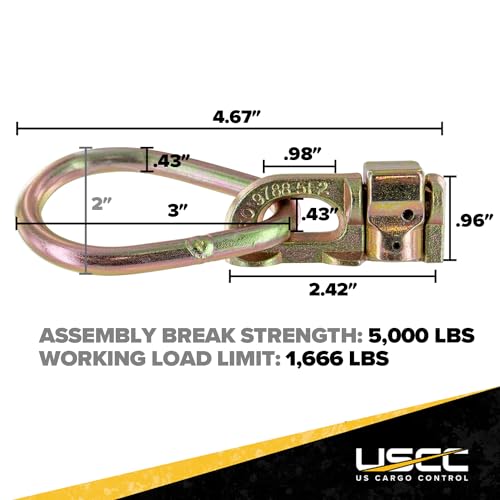 Double Stud L Track Fitting with Pear Link (10 Count)