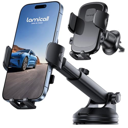 Car Phone Holder Dashboard Vent Windshield 70 LBS Suction 3