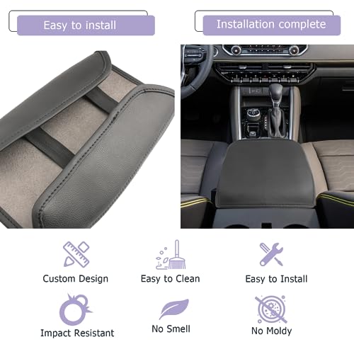 2025 2026 Canyon Center Console Cover Compatible with 2023 2024 2025 2026 GMC Canyon & Chevy Colorado Accessories Armrest Cover Center Console Pad Armrest Console Cover