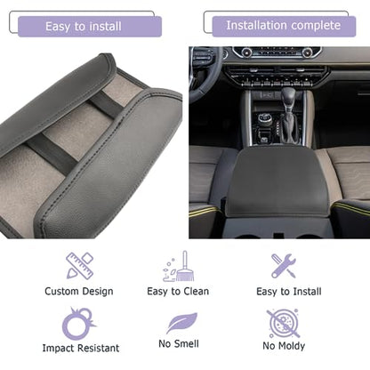 2025 2026 Canyon Center Console Cover Compatible with 2023 2024 2025 2026 GMC Canyon & Chevy Colorado Accessories Armrest Cover Center Console Pad Armrest Console Cover
