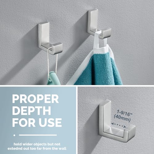 Bathroom Towel Hooks (2 Count)