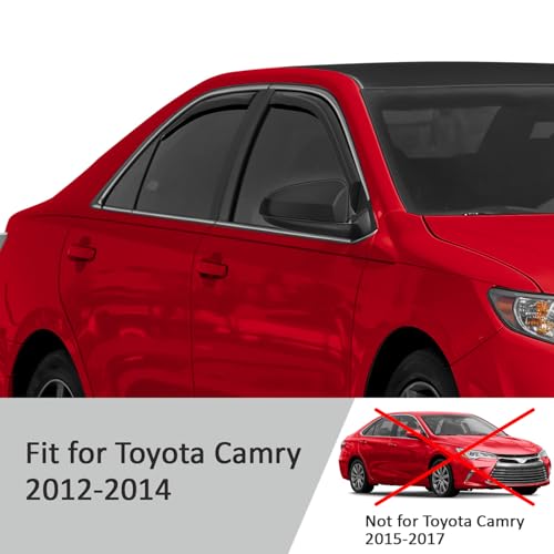 in Channel Extra Durable Rain Guards for Toyota Camry 2012 (4 Count)