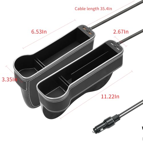 7 Color Led Car Seat Gap Organizer