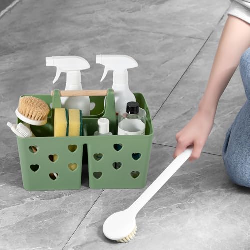 Portable Shower Caddy Plastic Shower Basket Organizer with Handle