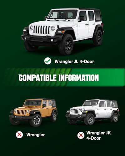 Car Floor Mats for Jeep Wrangler JL 4 Door 2018