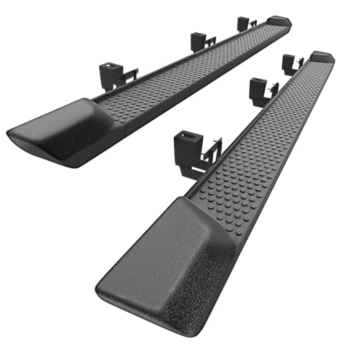 7" Running Boards Compatible with Jeep Wrangler JL 4 Door 2018 (2 Count)