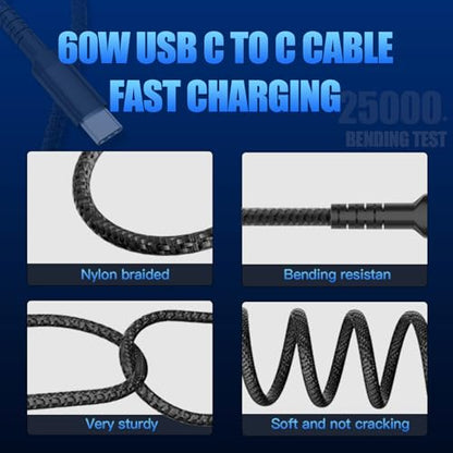 Car Charger USB C Fast Charging with 60W USB