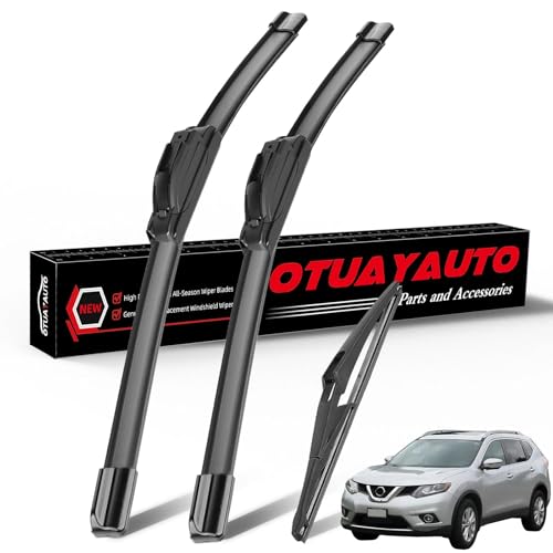 26"+14"+12" Windshield Wiper Blades Replacement for Nissan Rogue 2008