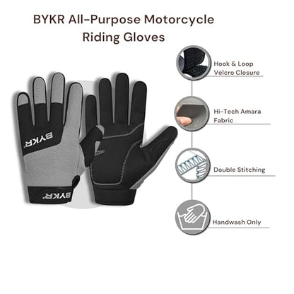All Weather Motorcycle Gloves for Men & Women