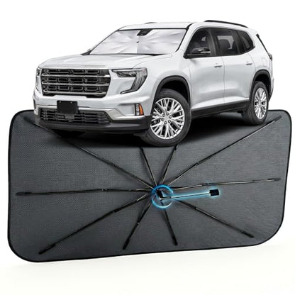 Car Windshield Sun Shade Umbrella for GMC Acadia 2024