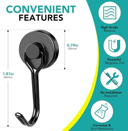 Magnetic Hooks (16 Count)