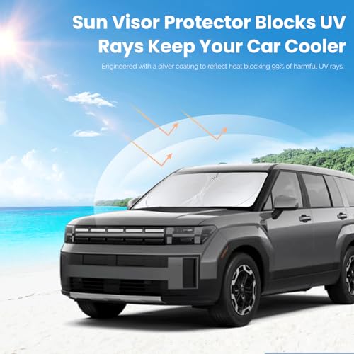 Windshield Sun Shade for Hyundai Santa Fe 2019