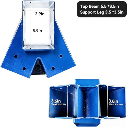 Heavy Duty Swing Sets Brackets Including 2 Blue A