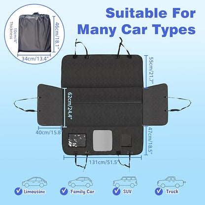Dog Car Seat Cover for Back Seat