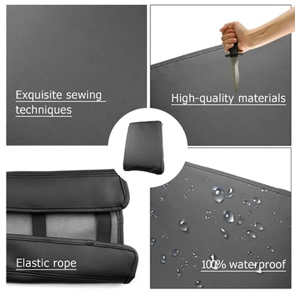 Center Console Cover Compatible with 2023 2024 2025 Honda Pilot & 2024 2025 Ridgeline & 2024 2025 2026 Honda Passport Accessories Armrest Console Cover Interior Accessories Leather