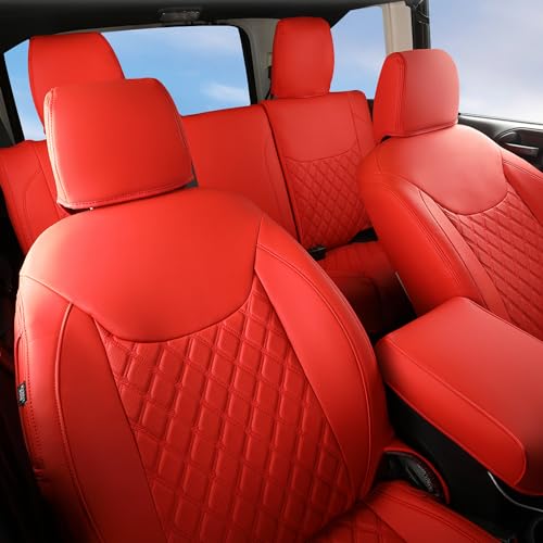 Wrangler JK Seat Covers Custom Fit for Jeep Wrangler (4 Count)