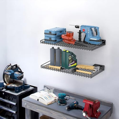 2 Pack Wall Mounted Storage Shelves