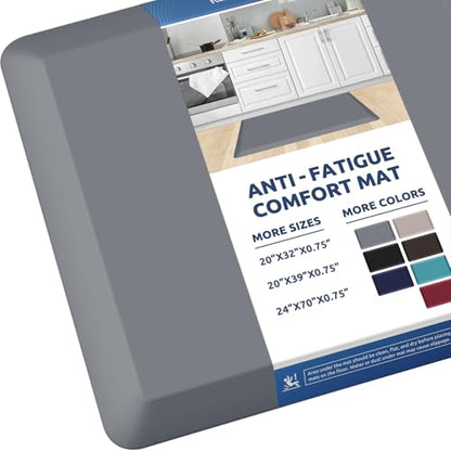 0.8" Thick Kitchen Mat Cushioned Anti Fatigue Rug Comfort Floor Mats