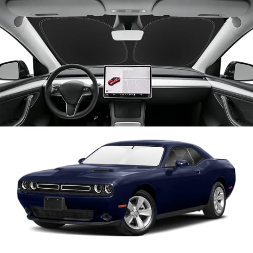 Custom Fit Windshield Sun Shade for Dodge Challenger 2008