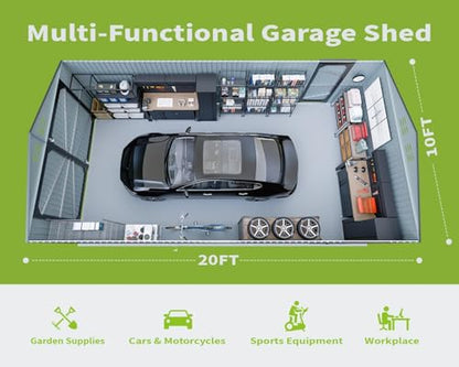 20 x 10 FT Outdoor Storage Shed