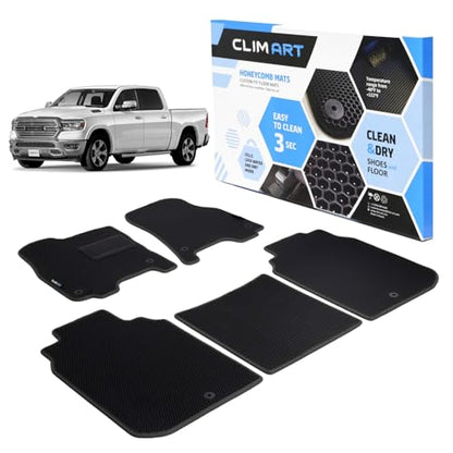 All Weather Car Floor Mats Compatible with Dodge Ram 1500 2019