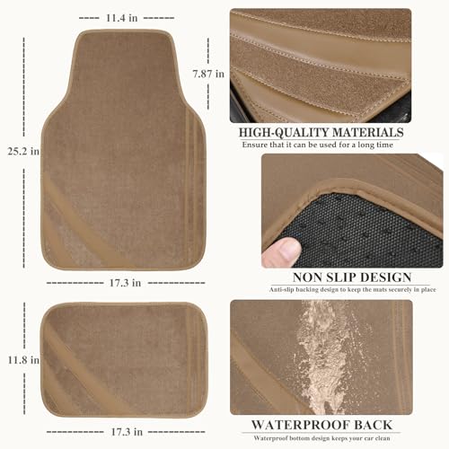 Beige Car Floor Mats