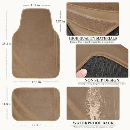 Beige Car Floor Mats