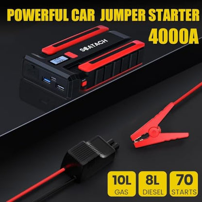 4000A Car Battery Jump Starter