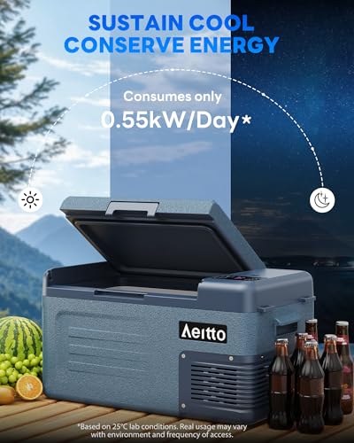 12 Volt Car Refrigerator 20Quart Car Fridge Freezer Electric Cooler Portable Cooler 12V Fridge RV Refrigerator