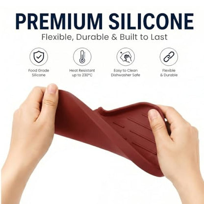 Silicone Soap Dish with Drain Spout