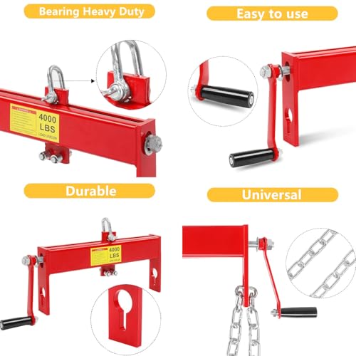 2 Ton Folding Engine Hoist Engine Crane with Lever