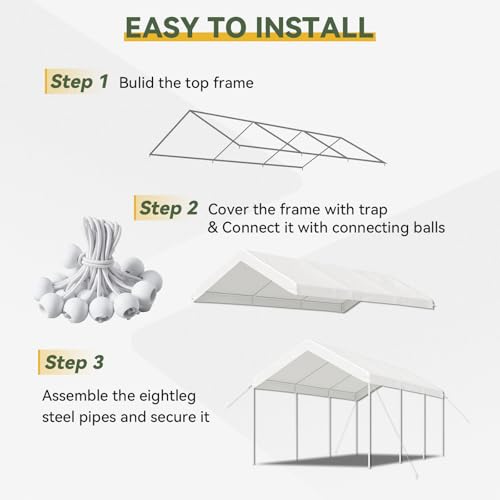 10x20 FT Carport