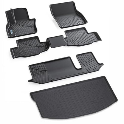 Floor Mats & Cargo Liner for 2024 2025 2026 Mazda CX90 PHEV 8 Seats TPE All Weather Protection 3 Rows Car Floor Liner for Mazda Accessories