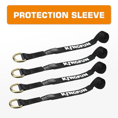 Car Tie Down Straps for Trailers (4 Count)