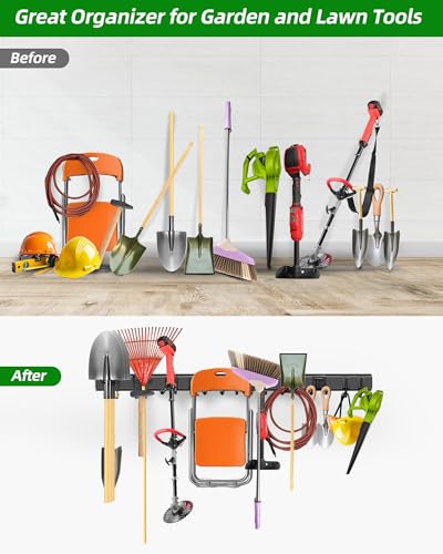 64 in Garage Tool Organizer Wall Mount
