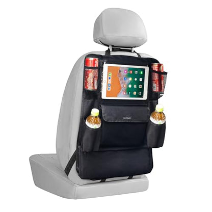 Car Backseat Organizer with Touch Screen Tablet Holder
