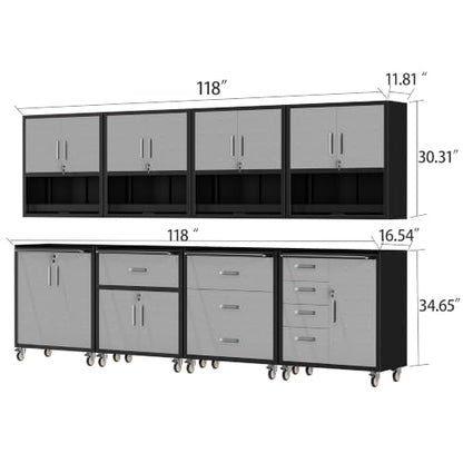 Garage Storage Cabinet System