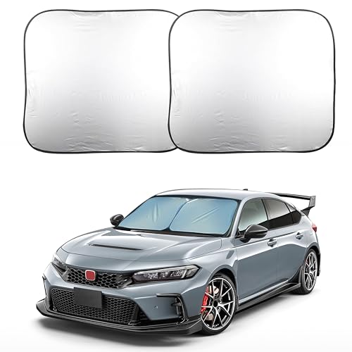 2 Piece Foldable Car Front Window Sun Shade (2 Count)