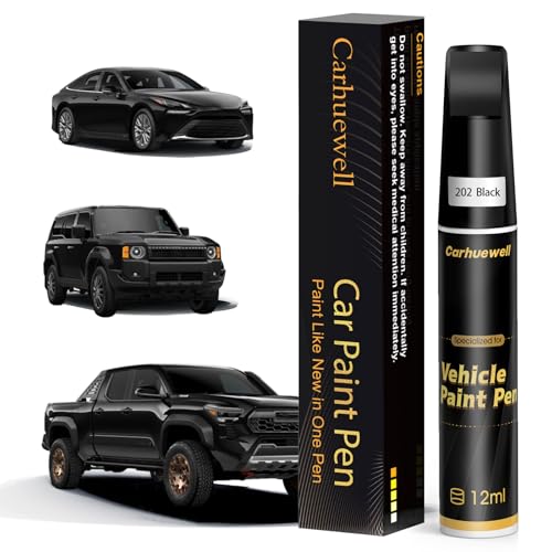 202 Black Touch Up Paint Compatible with Toyota