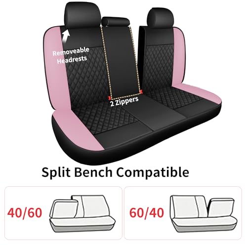 Faux Leather Full Set Car Seat Covers