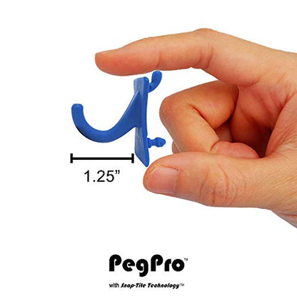 PegPro® J Hooks Kit for Standard “Wood Fiber” pegboard (24 Count)
