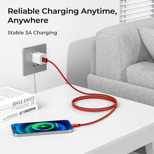 for iPhone 17 16 Pro Max Charger Cord (2 Count)