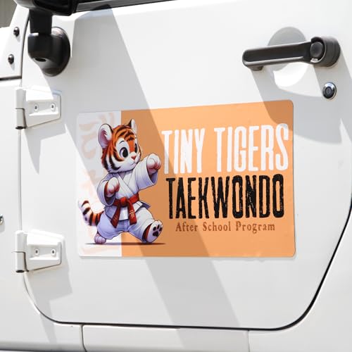 Custom Car Magnetic Signs for Business Advertising and Vehicle Promotion