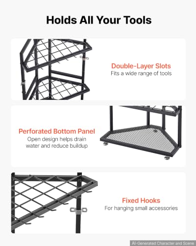 Garden Tool Organizer for Corner