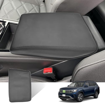 2026 Atlas Cross Sport Armrest Cover for Volkswagen Atlas 2026 Accessories Center Console Cover 2024 Atlas Armrest Cover Protector Compatible with 2024 2025 2026 VW Volkswagen Atlas Cross Sport
