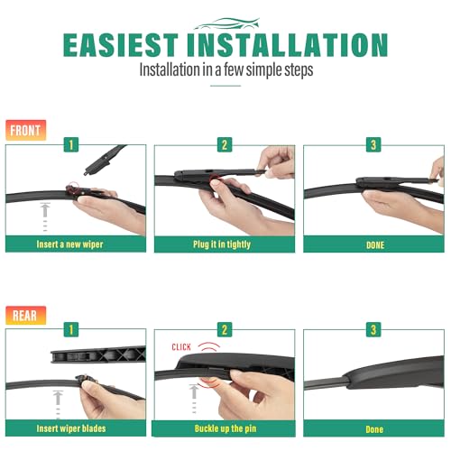 Windshield Wiper Blades Replacement for Ford Escape 2020