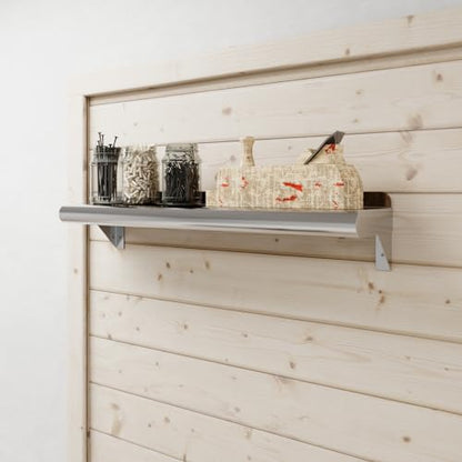 6 in. x 24 in. Stainless Steel Wall Mount Shelf