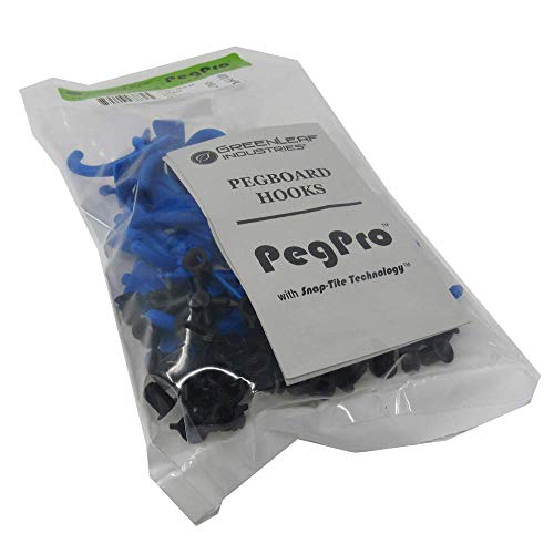 PegPro® J Hooks Kit for Standard “Wood Fiber” pegboard (24 Count)