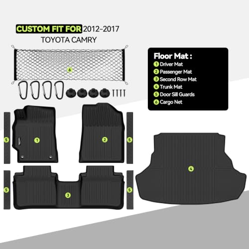 All Weather TPE Floor Mat Set for 2012